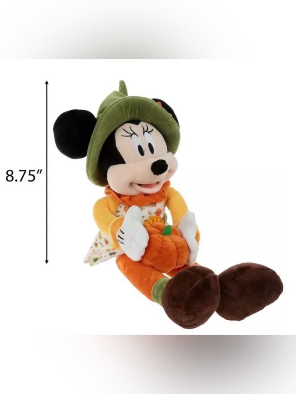 Fall Plush Minnie Mouse Shelf Sitter - Picture 2 of 3